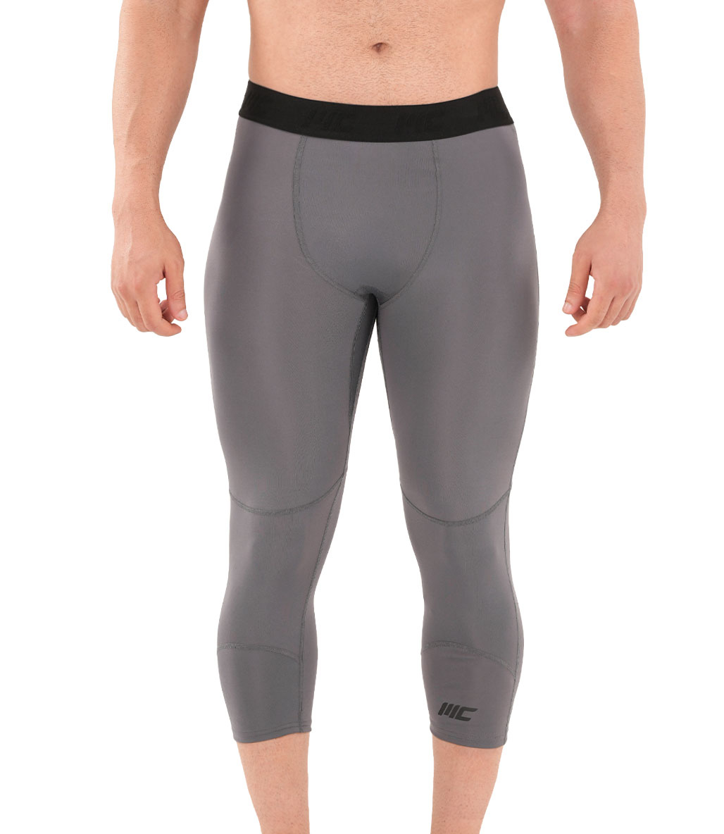 MuscleCloth Training Erkek 3/4 Tayt Füme