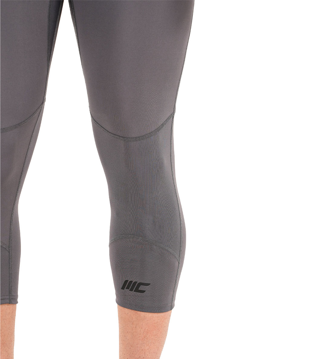 MuscleCloth Training Erkek 3/4 Tayt Füme