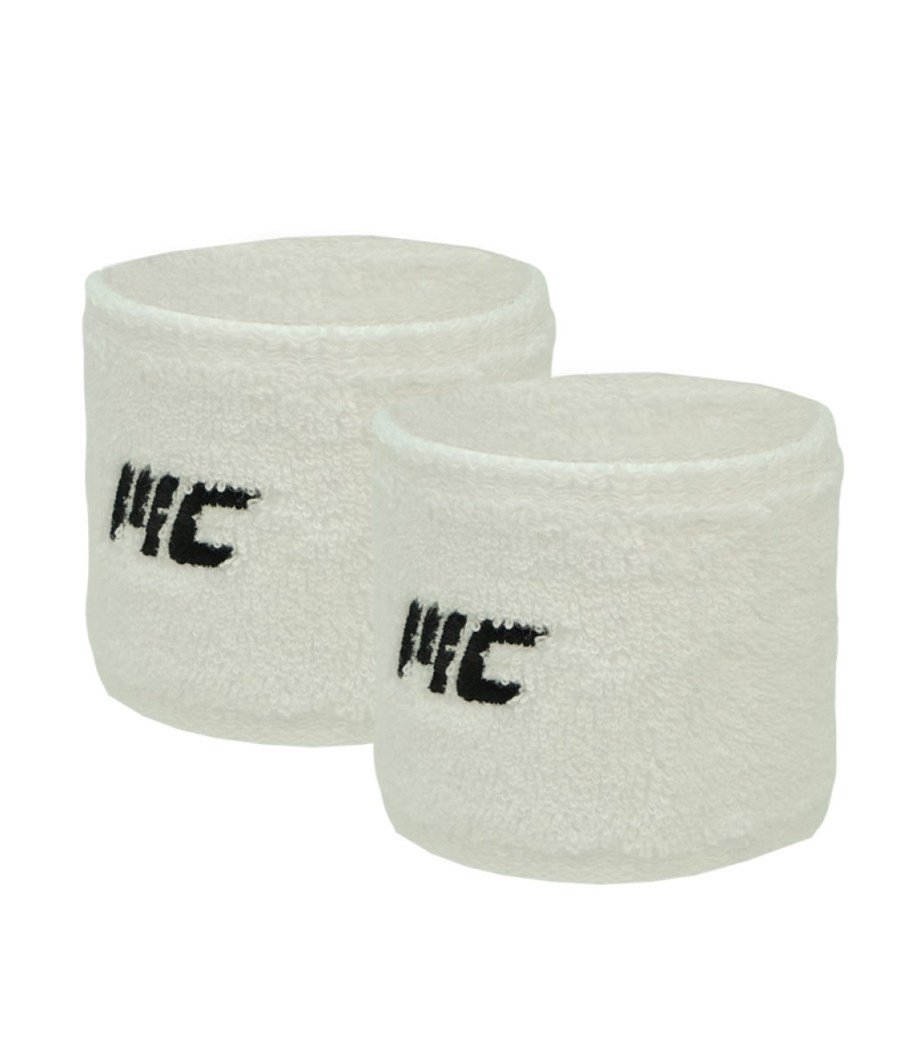 MuscleCloth Training Havlu Bileklik 2'li Paket Beyaz