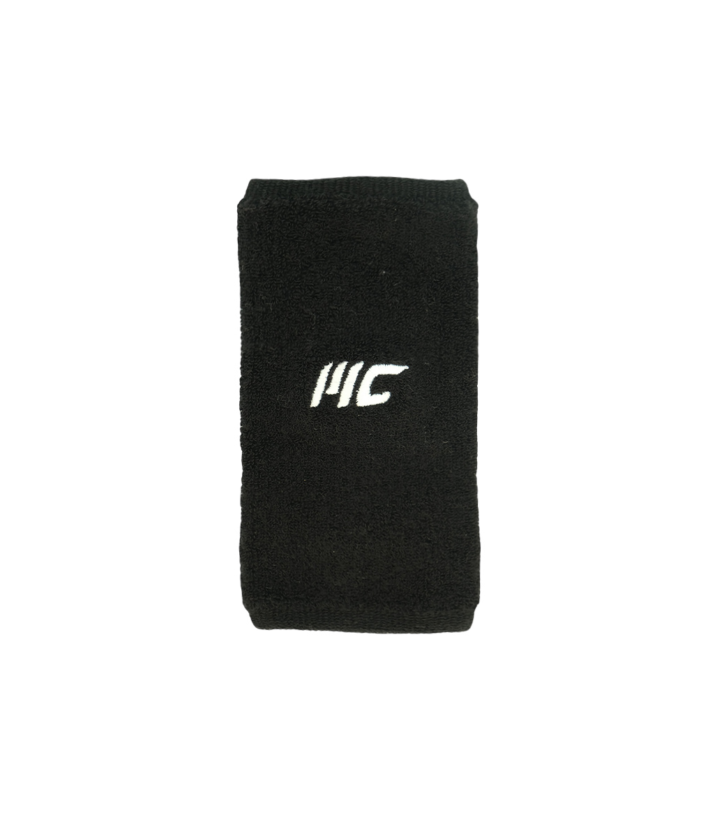 MuscleCloth Training Uzun Havlu Bileklik 2'li Paket Siyah