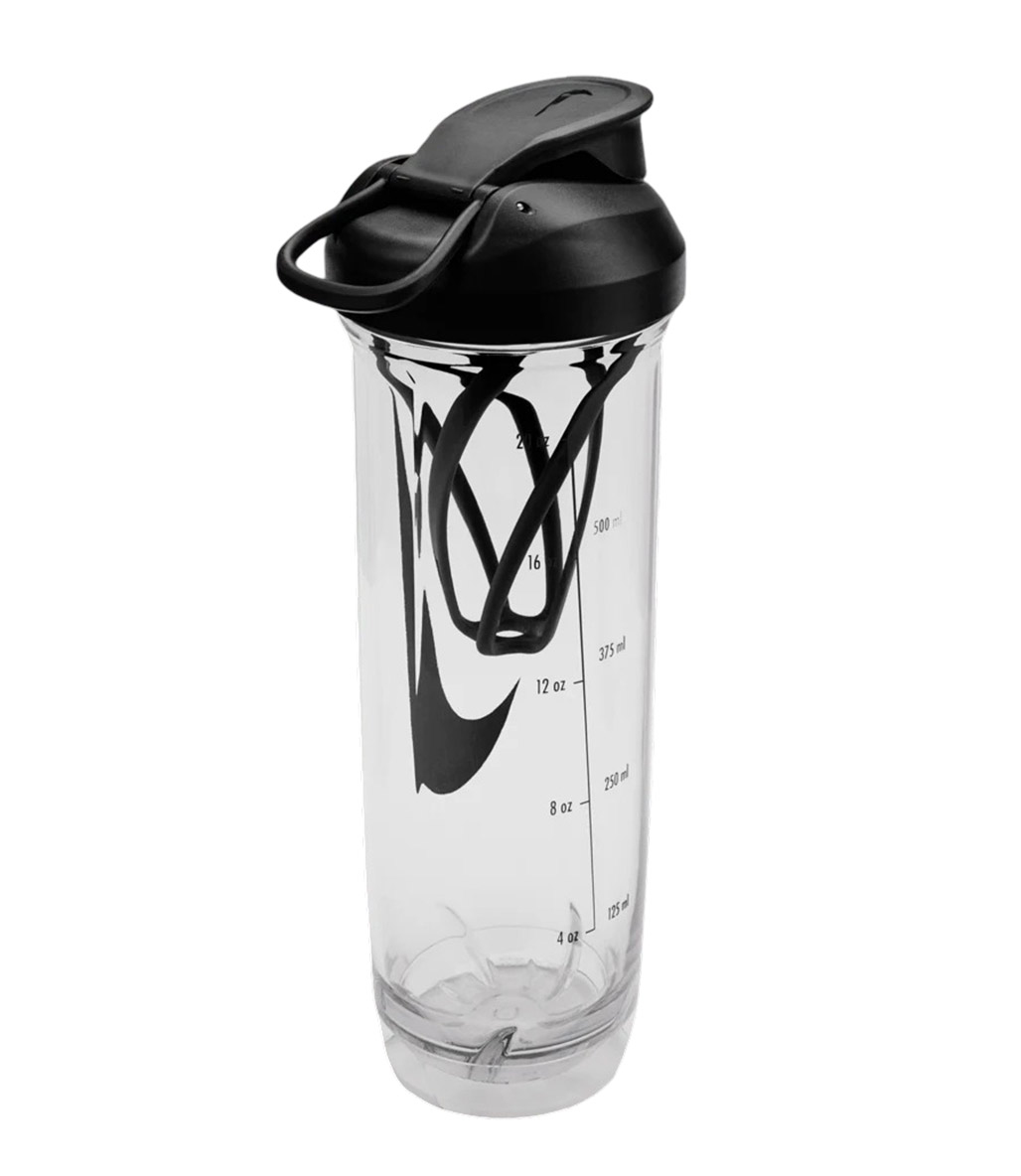 Nike TR Recharge Shaker Bottle 2.0 700 ml Matara Beyaz Siyah