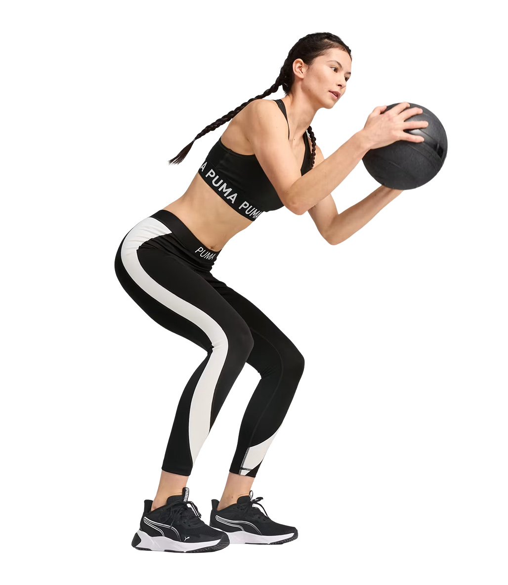 Puma 4Keeps Elastic Bra Sporcu Sütyeni Siyah