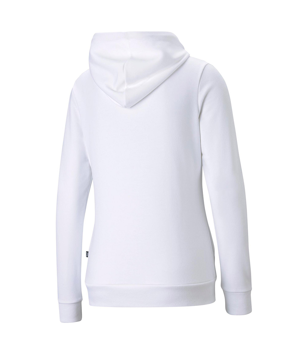 Puma Essentials Logo Kadın Kapüşonlu Sweatshirt Beyaz