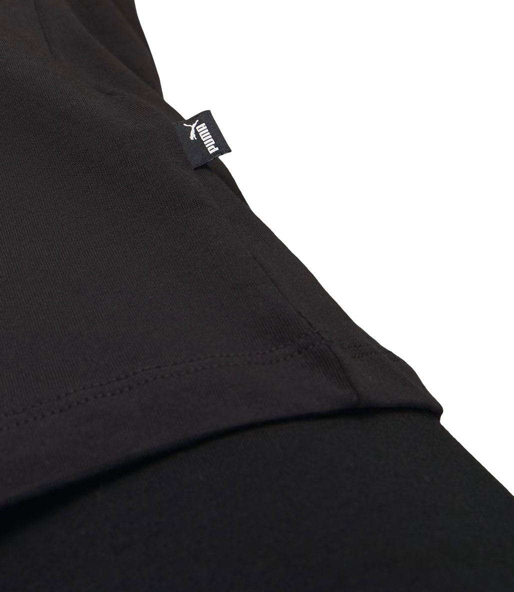 Puma Essentials Logo Kadın Kısa Kollu T-Shirt Siyah