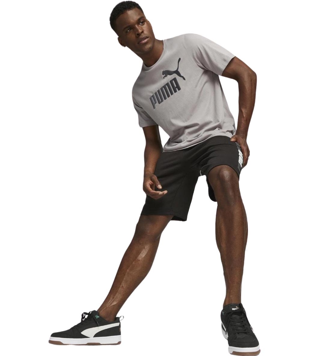 Puma Essentials Logo T-Shirt Gri