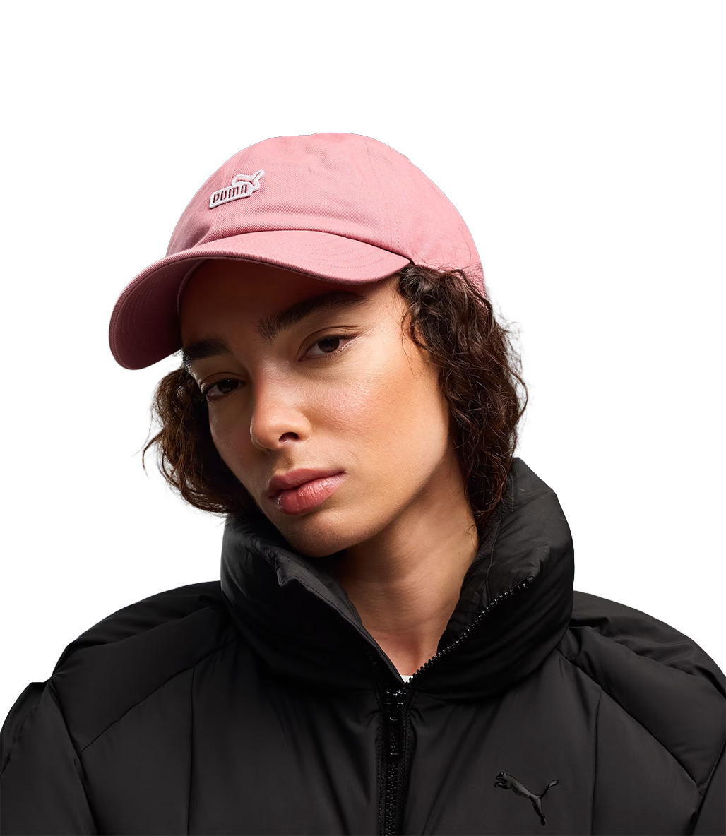 Puma Essentials No.1 Logo Patch Şapka Pembe