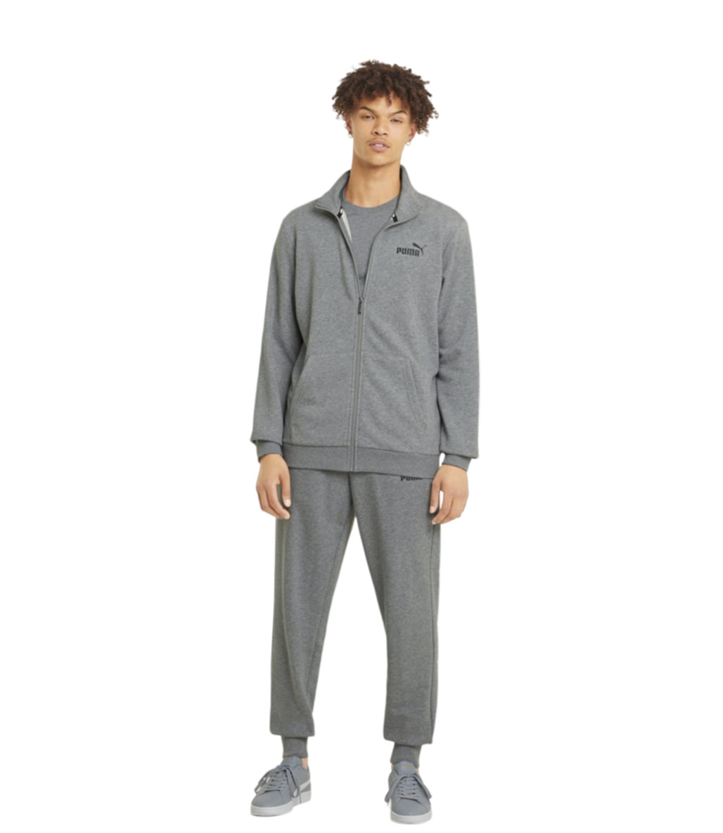Puma Essentials Track Jacket Fermuarlı Sweatshirt Gri