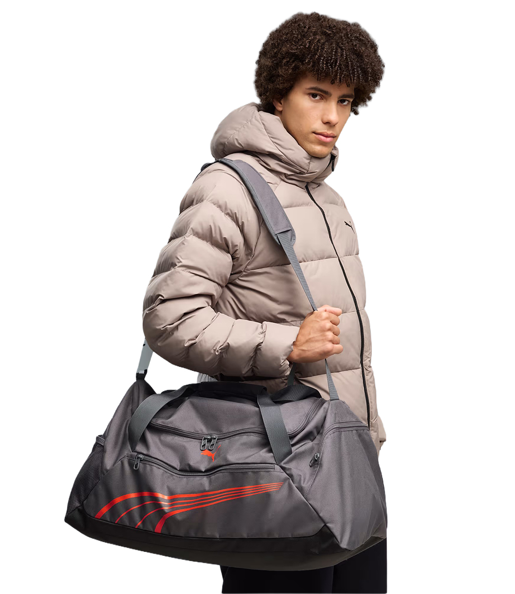 Puma Fundamental Medium Duffle Spor Çanta Gri