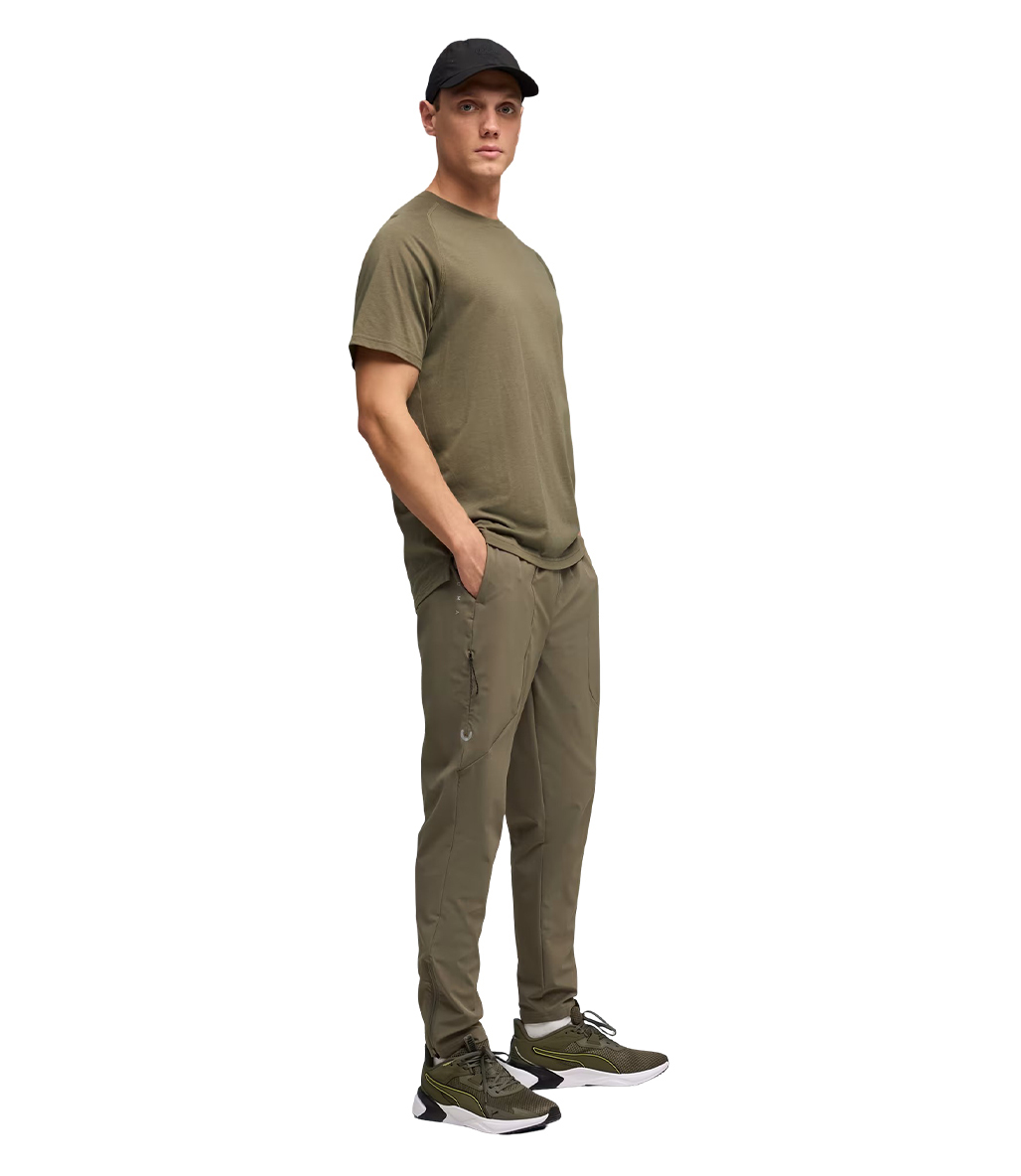 Puma PWRTRAIN Triblend Kısa Kollu T-Shirt Yeşil