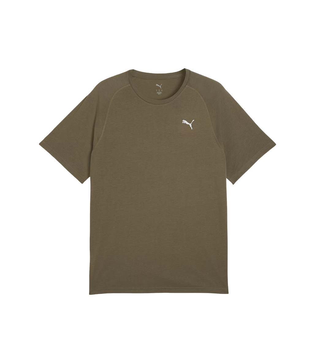 Puma PWRTRAIN Triblend Kısa Kollu T-Shirt Yeşil