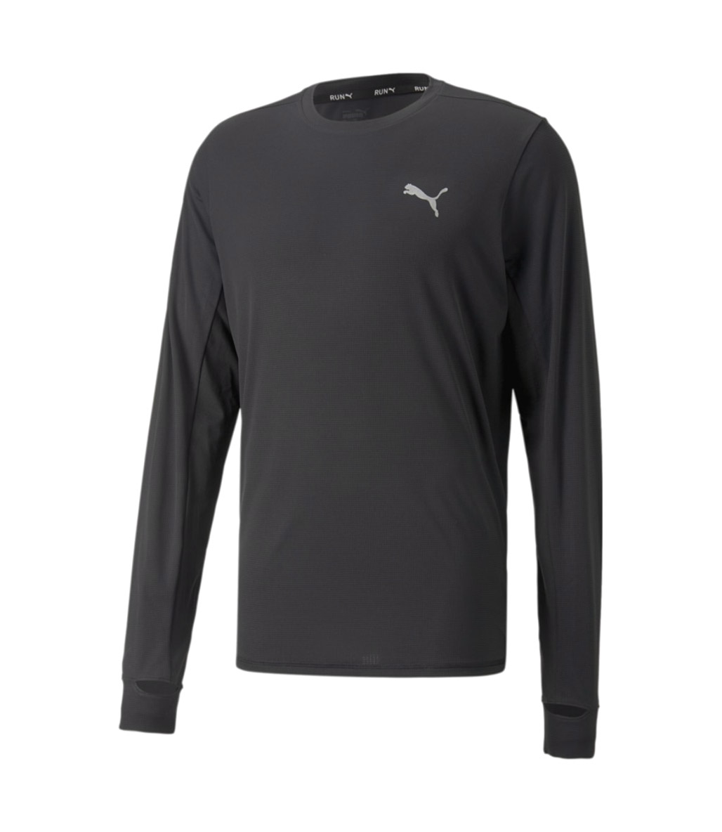 Puma Run Favorite Uzun Kollu T-Shirt Siyah