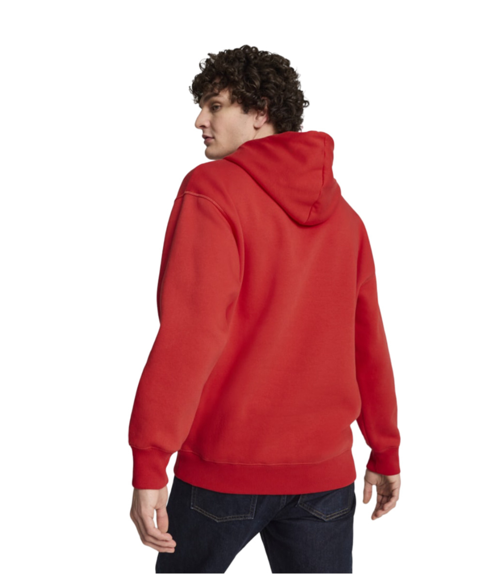 Puma Scuderia Ferrari Race Big Shield Kapüşonlu Sweatshirt Kırmızı