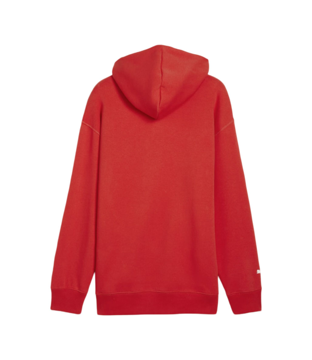 Puma Scuderia Ferrari Race Big Shield Kapüşonlu Sweatshirt Kırmızı