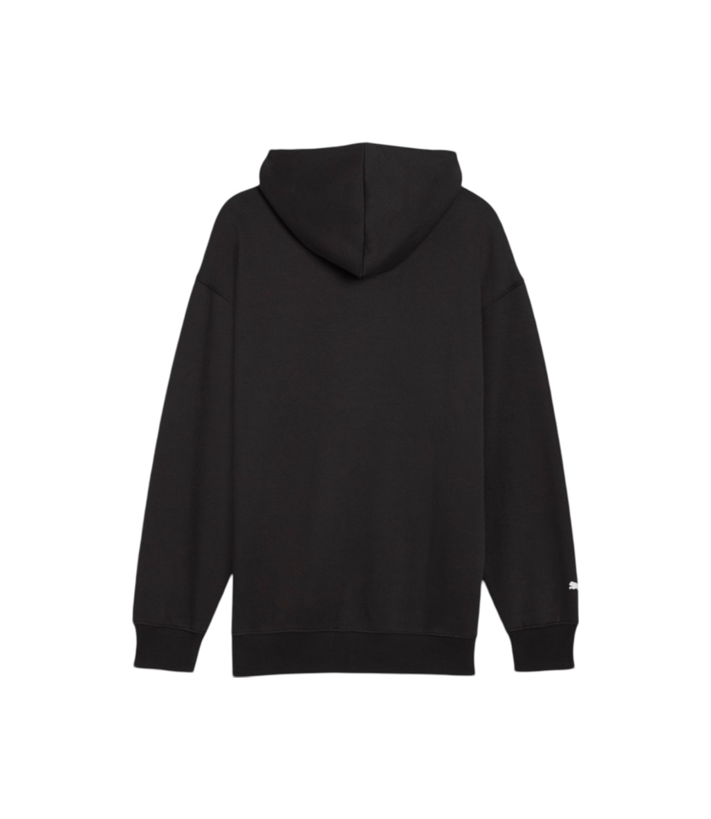 Puma Scuderia Ferrari Race Big Shield Kapüşonlu Sweatshirt Siyah