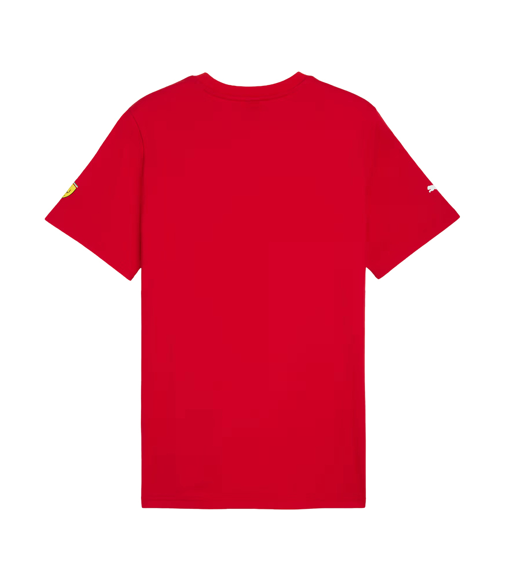 Puma Scuderia Ferrari Tonal Shield Kısa Kollu T-Shirt Kırmızı