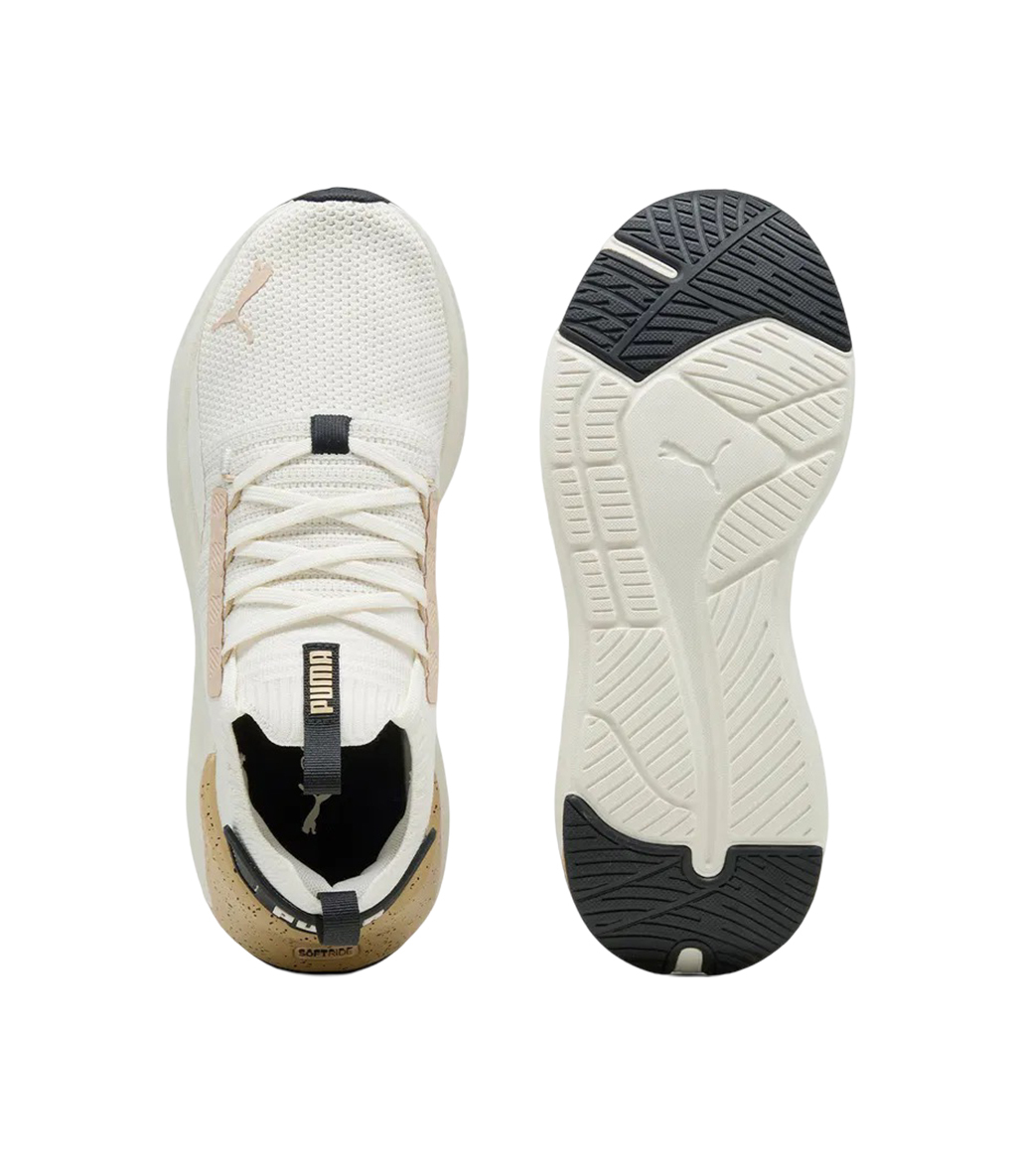 Puma SoftRide Symmetry Fuzion Marble Kadın Ayakkabı Bej