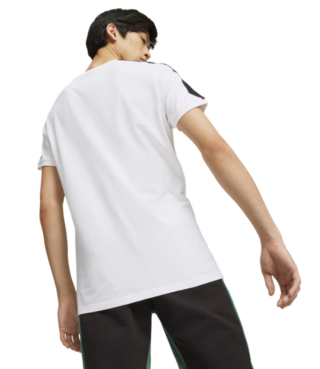 Puma T7 Iconic Kısa Kollu T-Shirt Beyaz