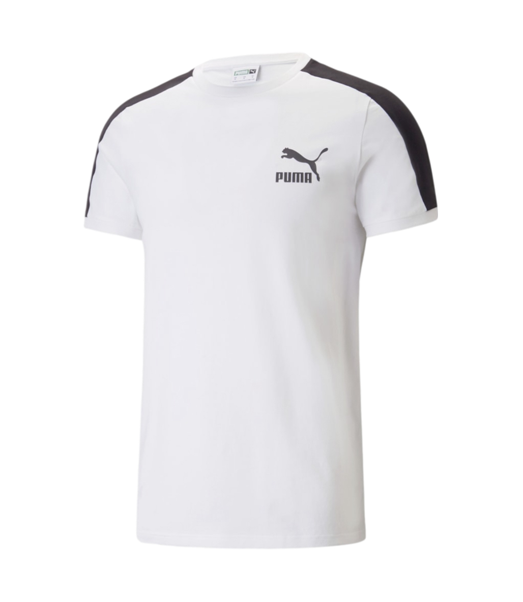 Puma T7 Iconic Kısa Kollu T-Shirt Beyaz