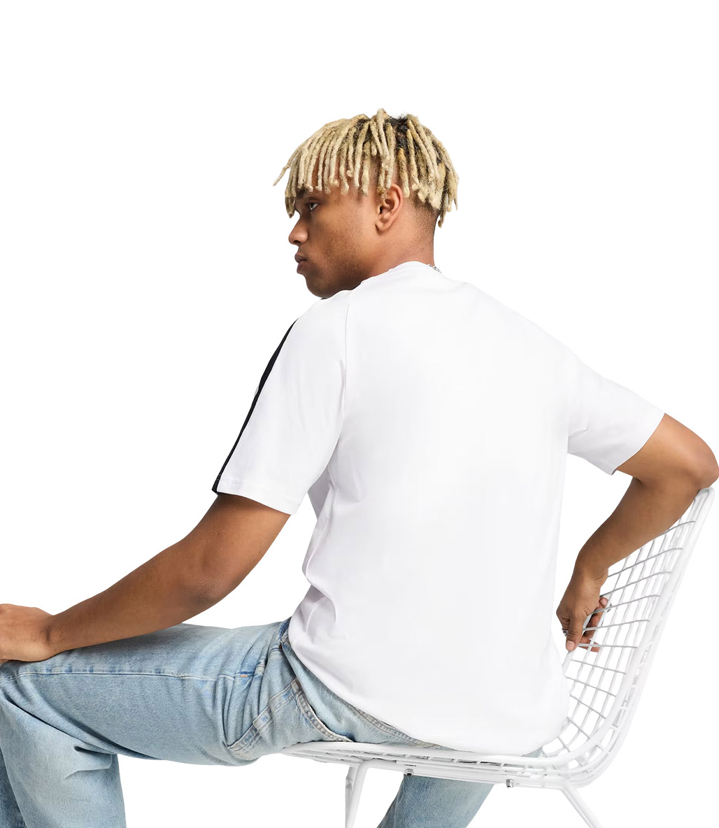 Puma T7 Kısa Kollu T-Shirt Beyaz