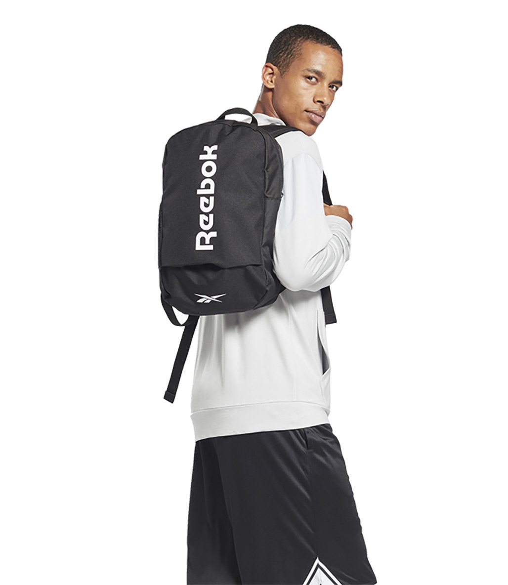 Reebok Active Core Backpack Medium Sırt Çantası Siyah Beyaz | Fitmoda