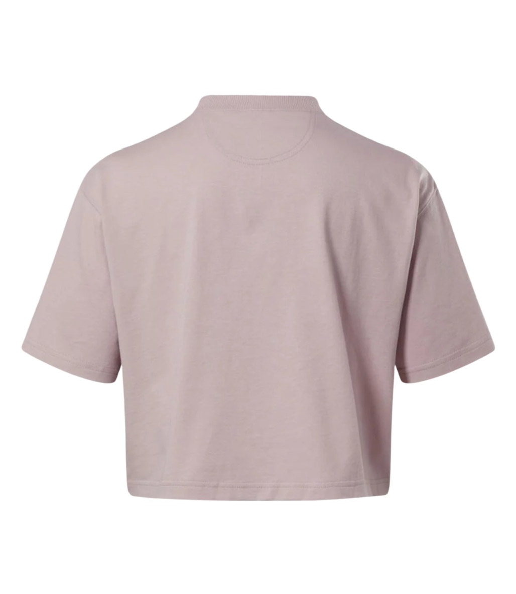 Reebok Classic Archive Essentials Big Logo Kadın Kısa Kollu Crop T-Shirt Pembe