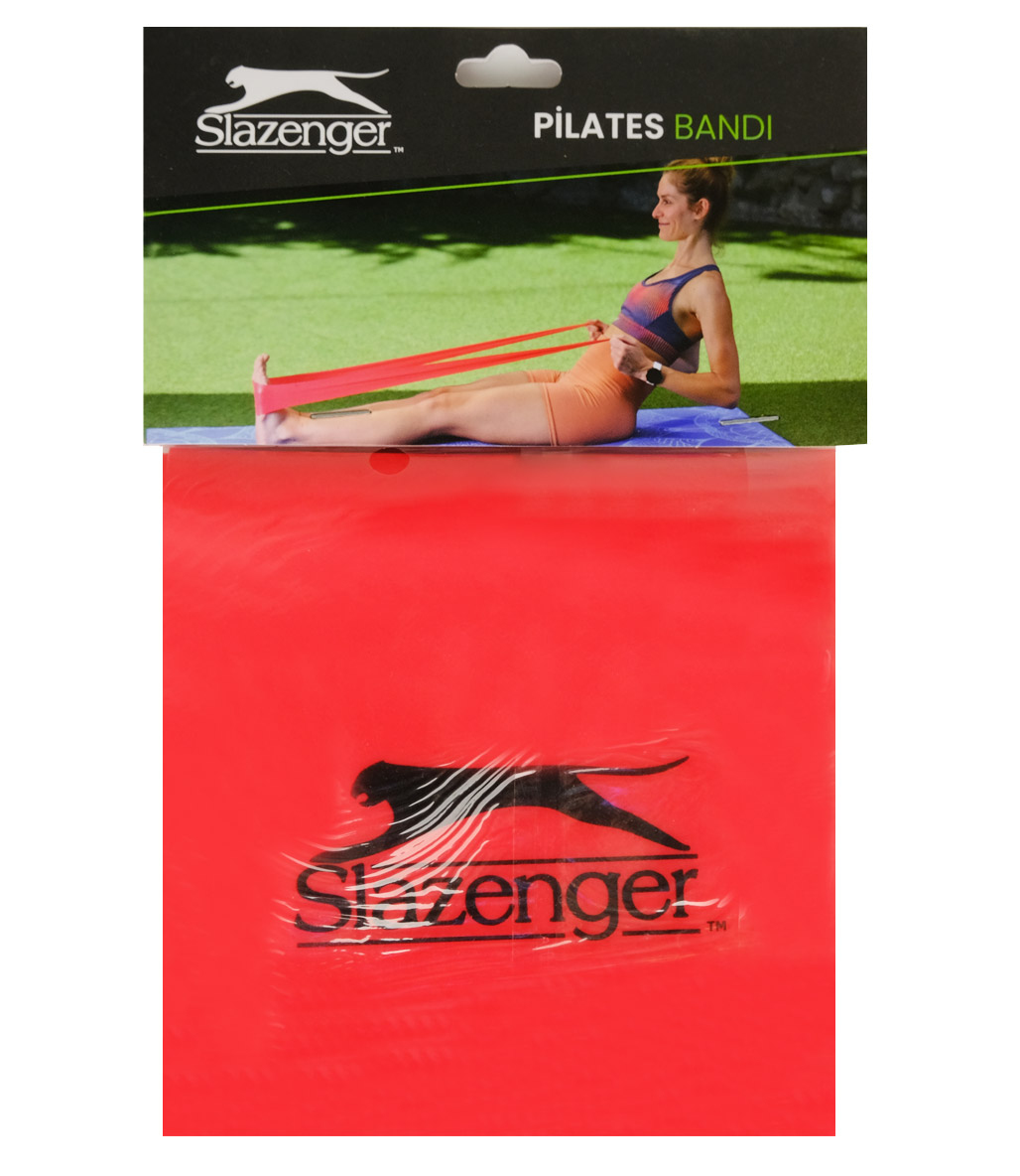 Slazenger Pilates Bandı Kutulu Kırmızı Orta