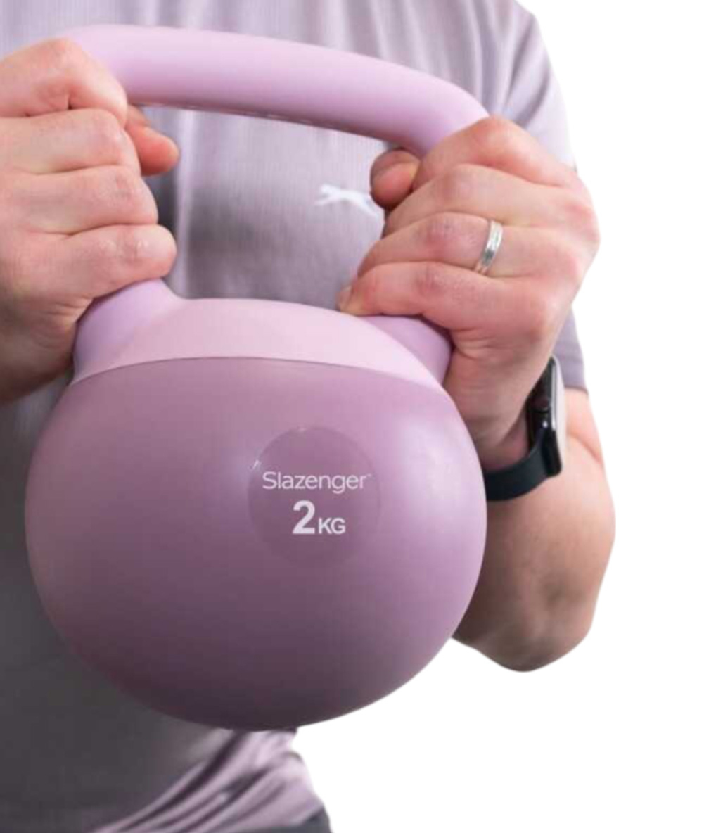 Slazenger Soft Kettlebell 2 Kg Mor