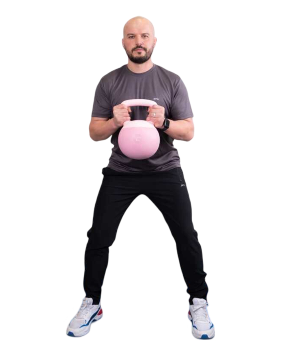 Slazenger Soft Kettlebell 6 Kg Pembe
