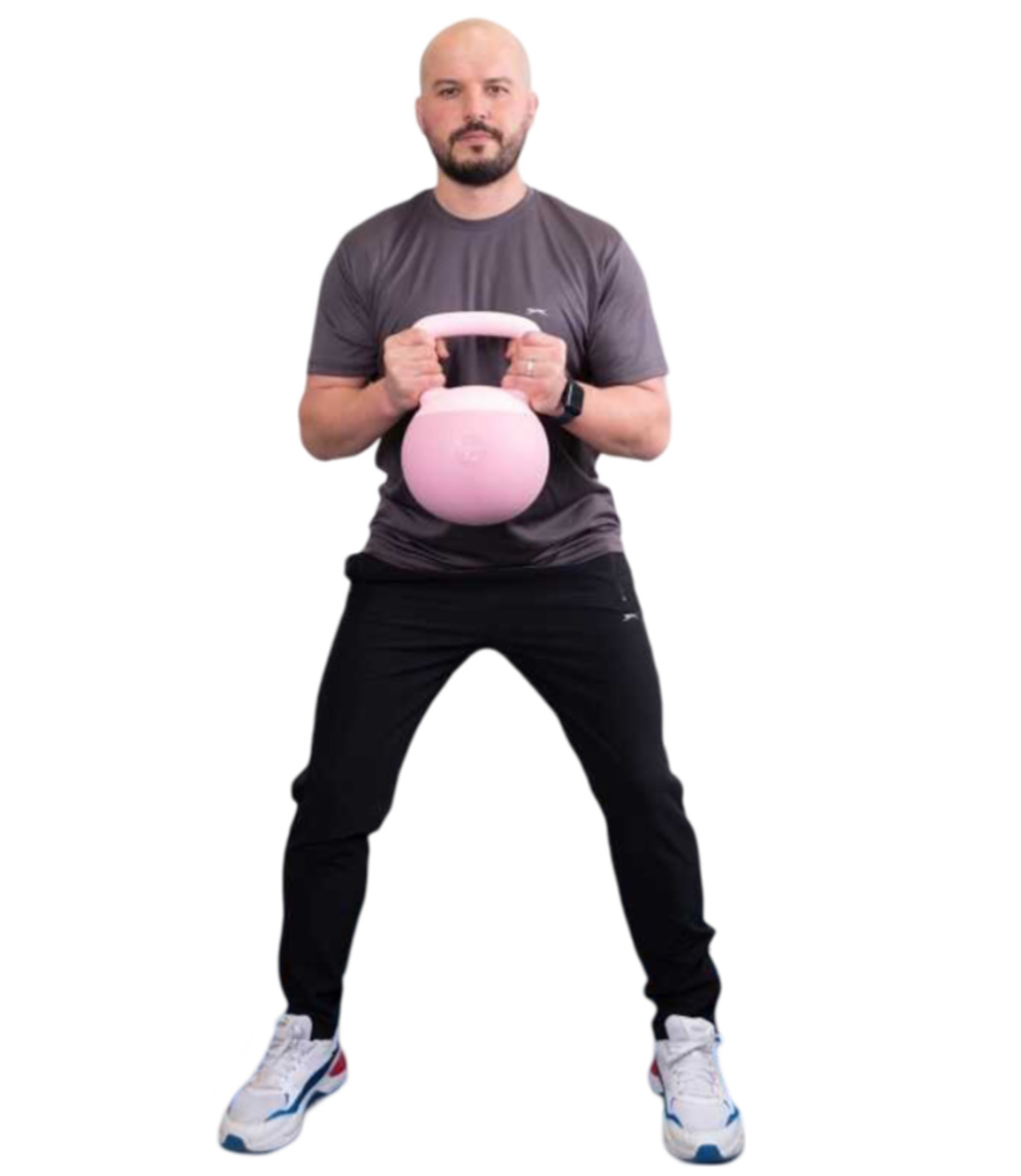 Slazenger Soft Kettlebell 7 Kg Pembe