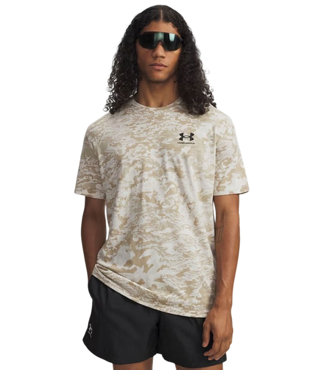 Under Armour ABC Camo Logo T-Shirt Bej Kamuflaj