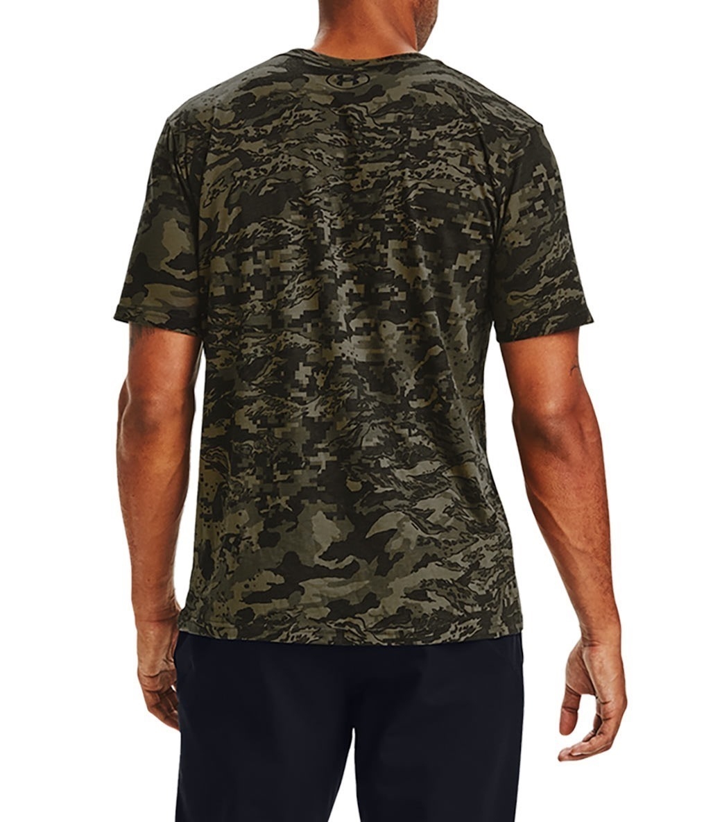 Under Armour ABC Camo Logo T-Shirt Siyah Kamuflaj