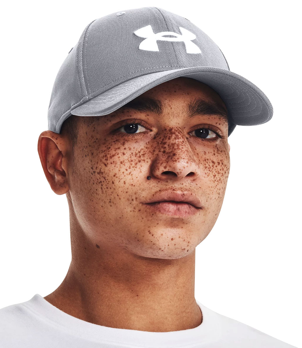 Under Armour Blitzing Şapka Gri Beyaz