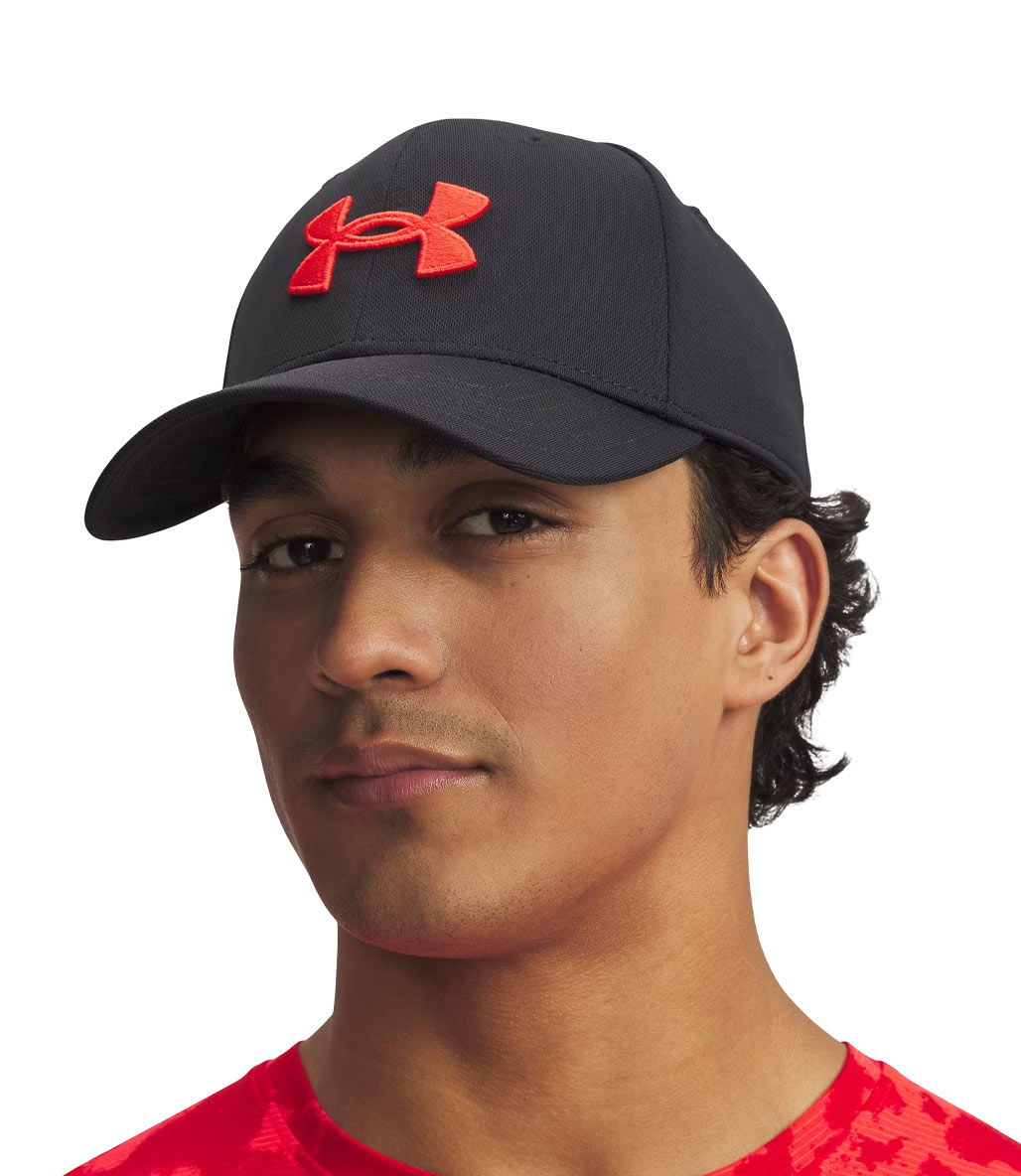 Under Armour Blitzing Şapka Siyah Kırmızı