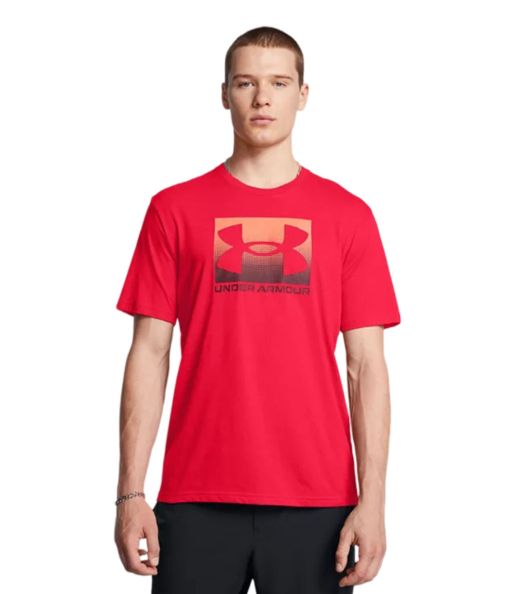 Under Armour Boxed Sports Updated Kısa Kollu T-Shirt Kırmızı