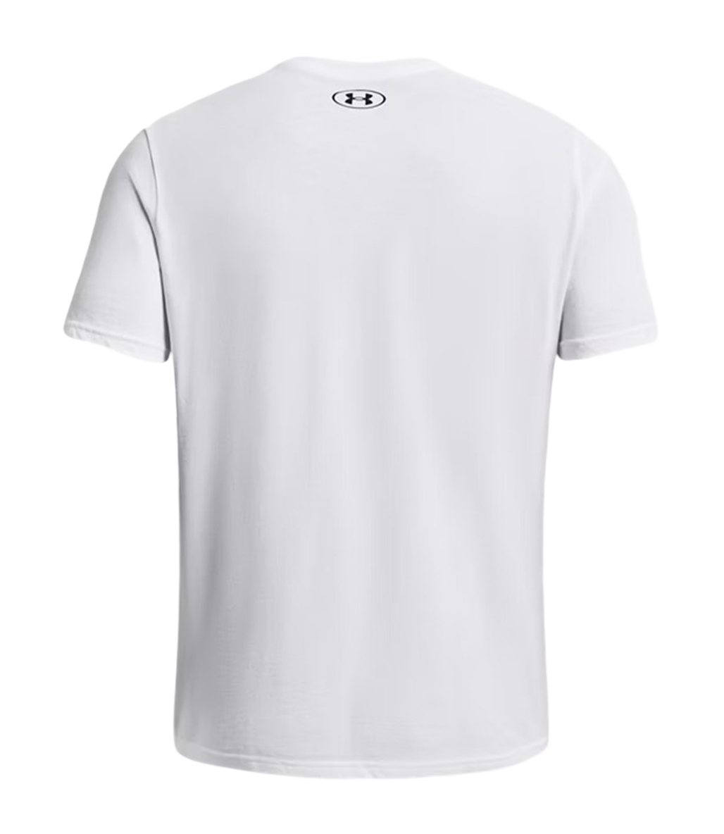 Under Armour Camo Chest Stripe T-Shirt Beyaz Siyah