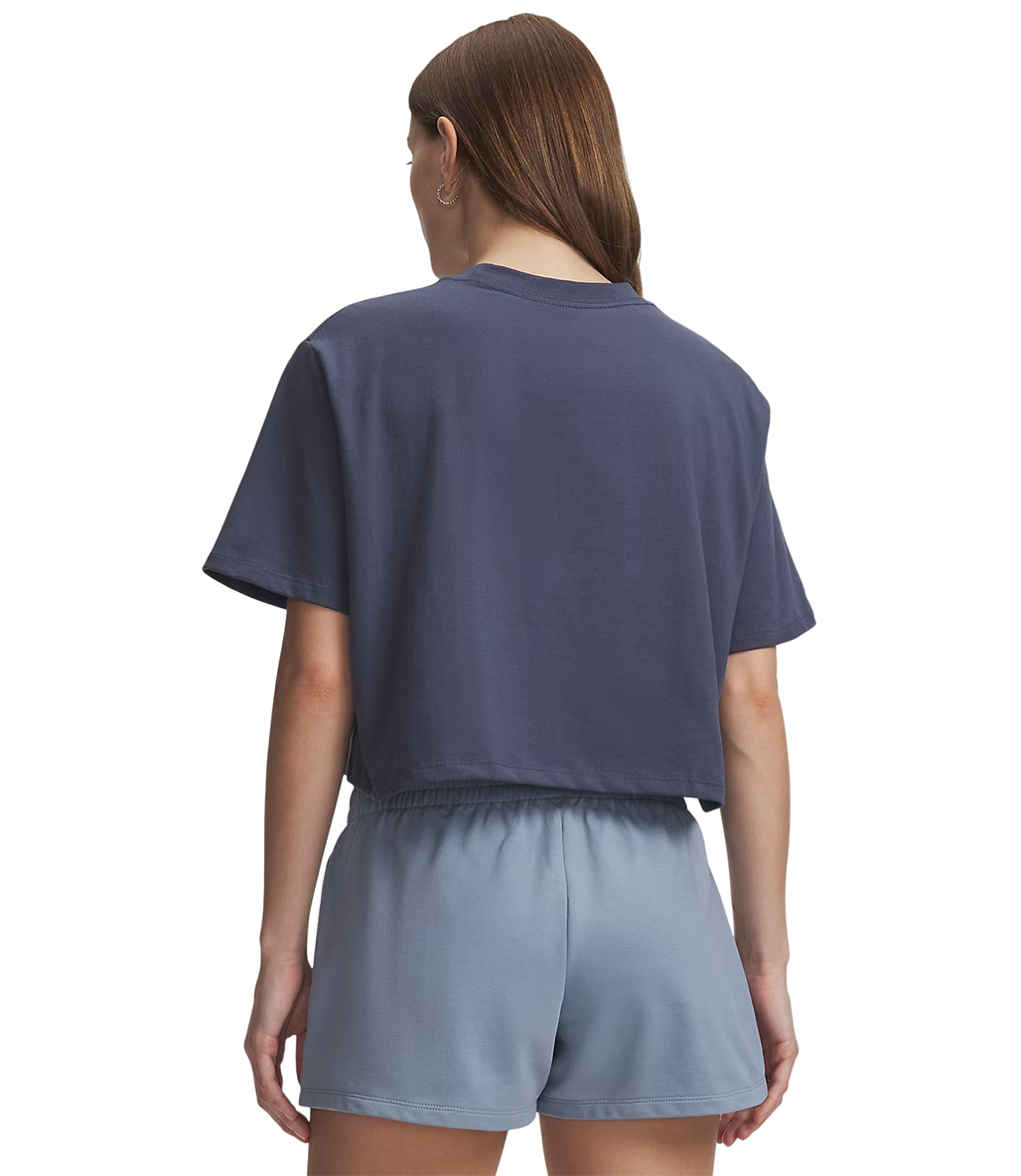 Under Armour Center Lightweight Kadın Kısa Kollu T-Shirt Koyu Gri