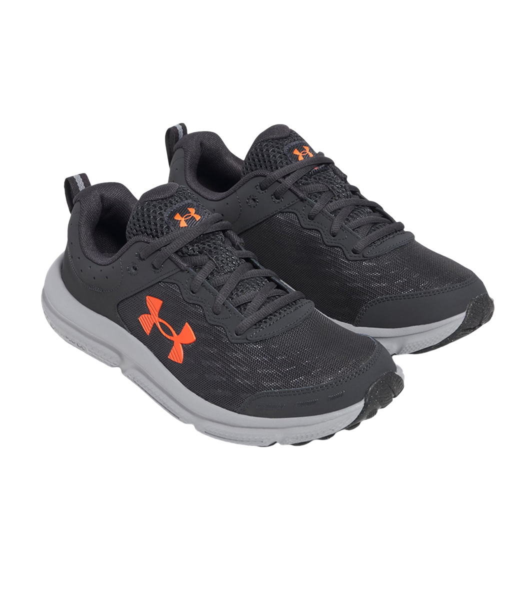 Under Armour Charged Assert 10 Ayakkabı Gri Turuncu