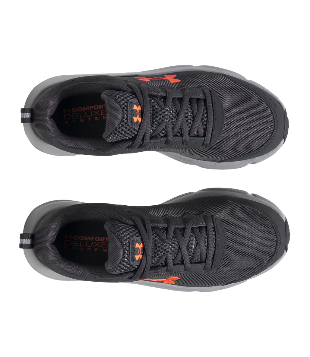 Under Armour Charged Assert 10 Ayakkabı Gri Turuncu