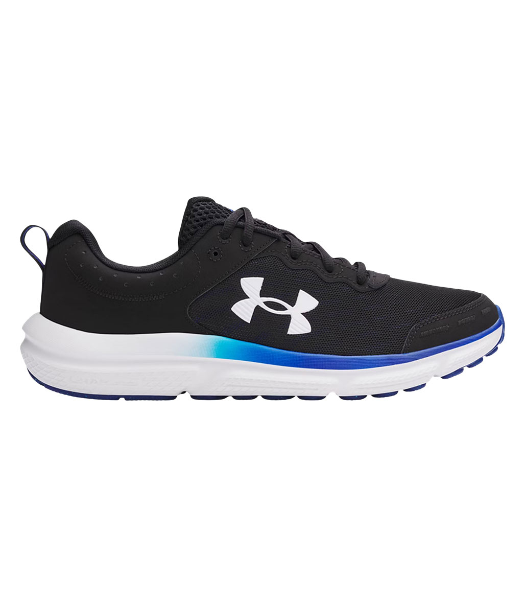 Under Armour Charged Assert 10 Ayakkabı Siyah Mavi