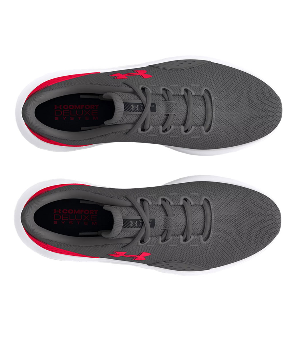 Under Armour Charged Surge 4 Ayakkabı Gri Kırmızı