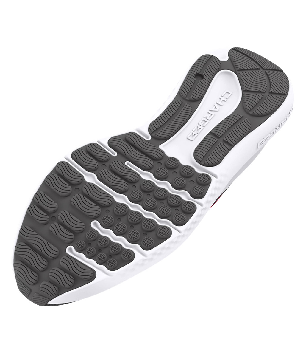 Under Armour Charged Surge 4 Ayakkabı Gri Kırmızı