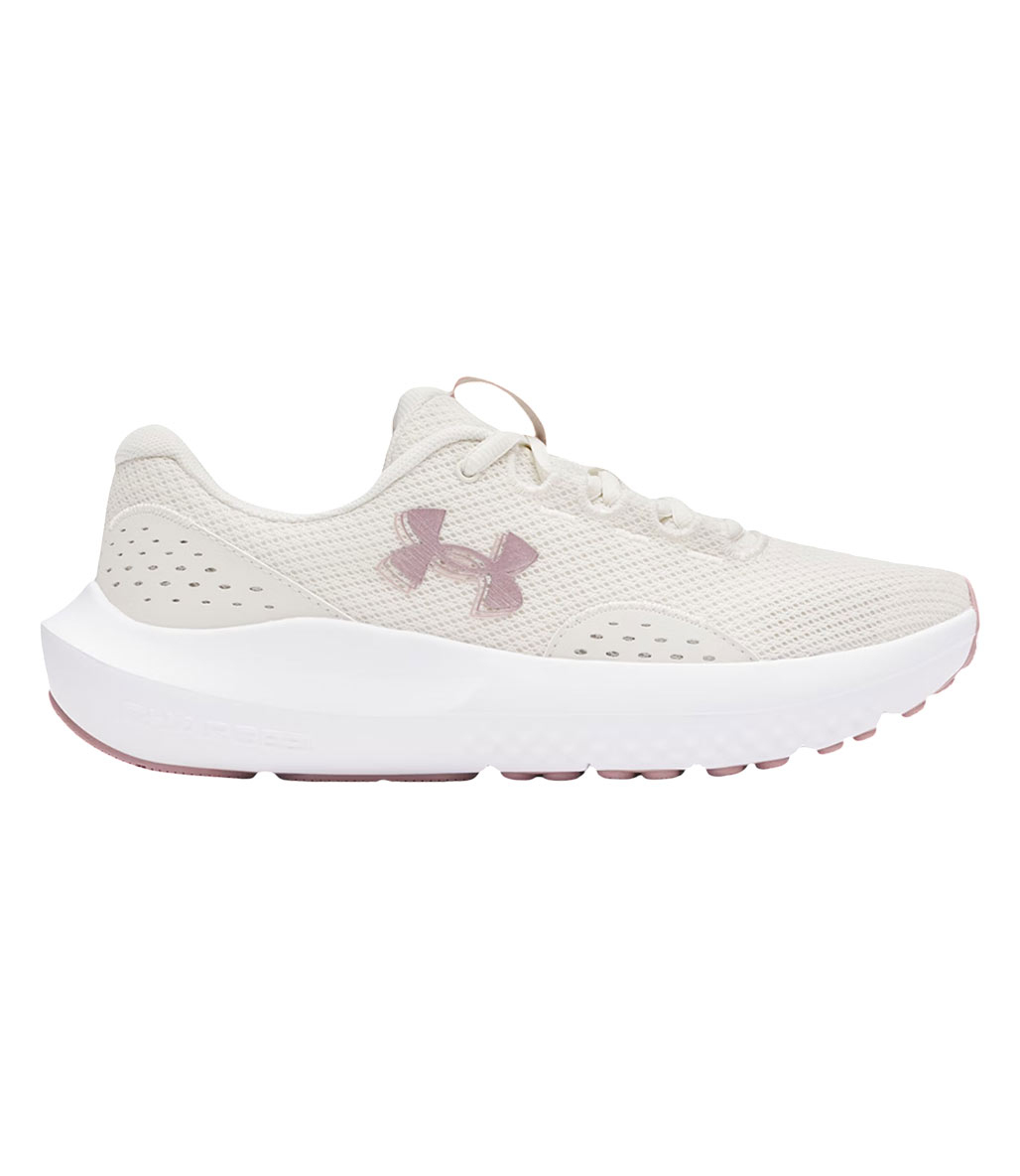 Under Armour Charged Surge 4 Kadın Ayakkabı Beyaz Pembe