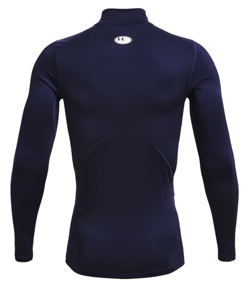 Under Armour ColdGear Compression Mock Uzun Kollu T-Shirt Lacivert