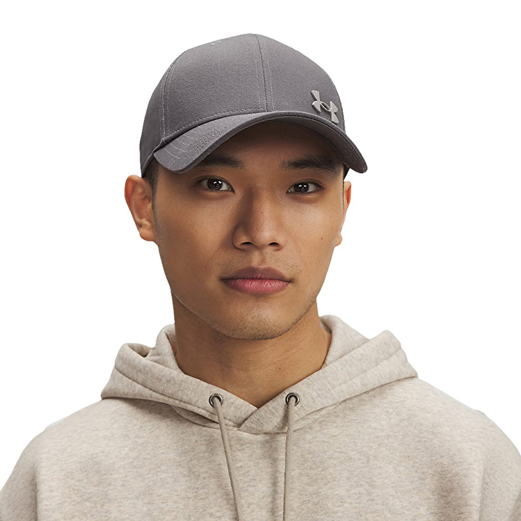 Under Armour Essential Low Metal Adjustable Şapka Gri