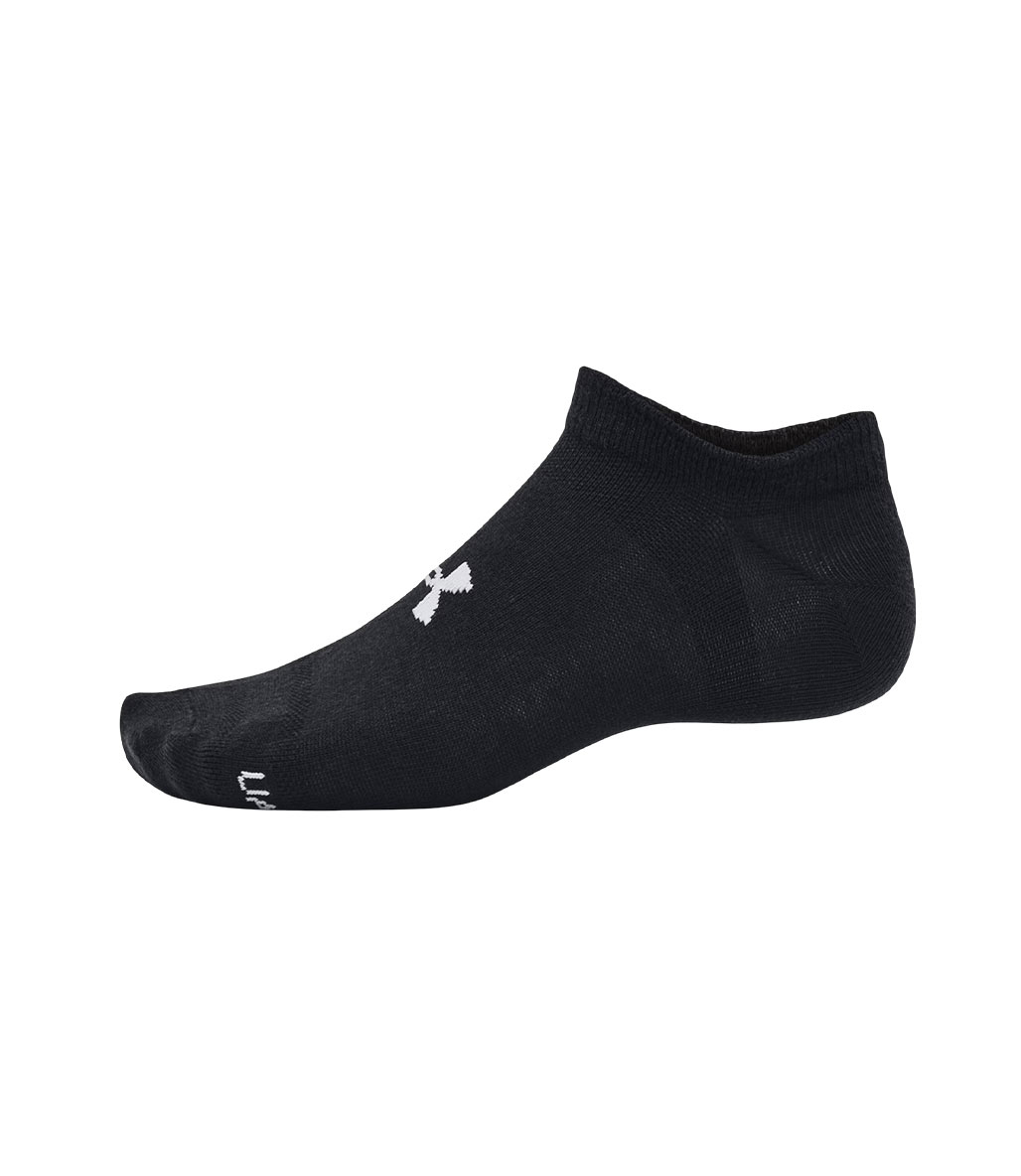 Under Armour Essential No Show Çorap 6'lı Paket Siyah Gri