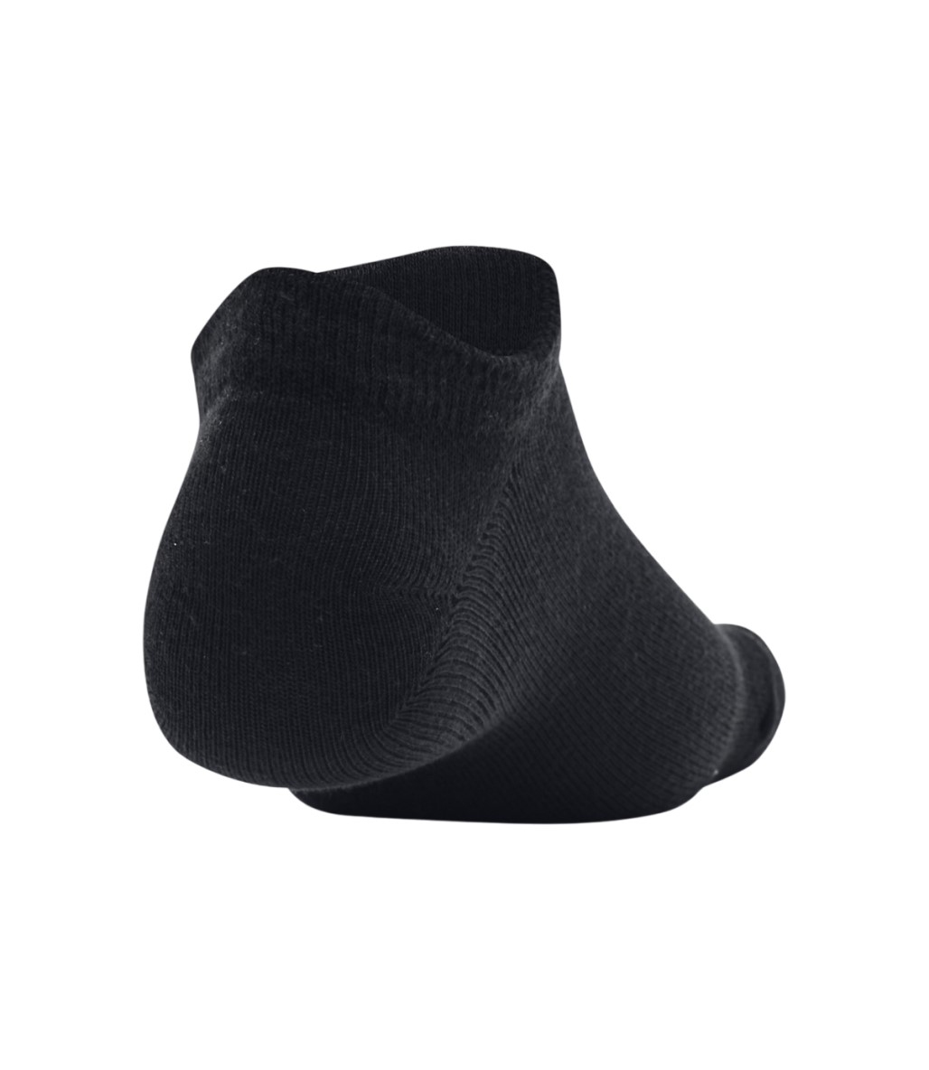 Under Armour Essential No Show Çorap 6'lı Paket Siyah Gri