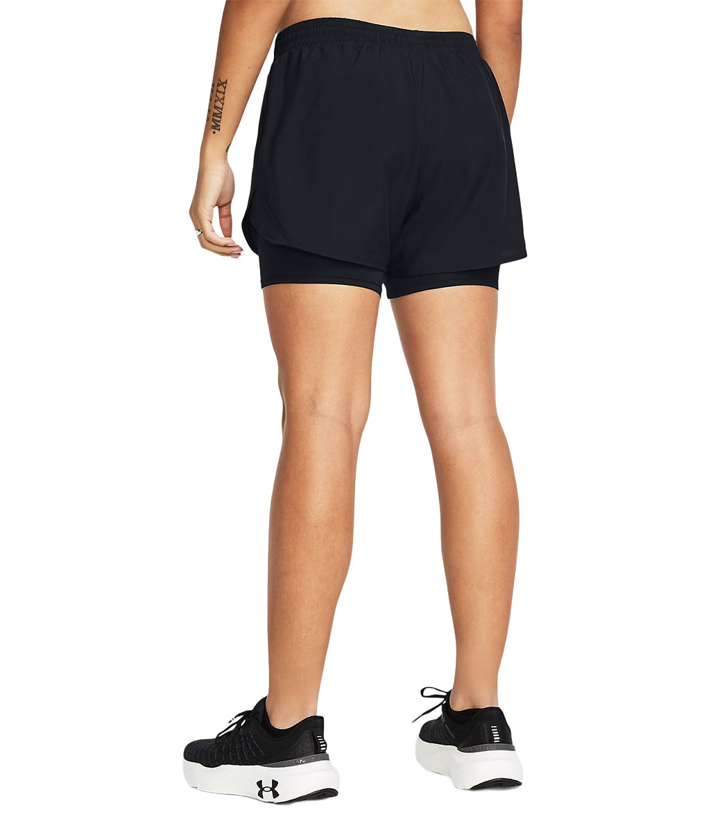 Under Armour Fly By 2 In 1 Kadın Şort Siyah