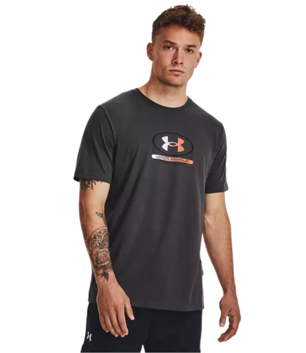 Under Armour Global Lockertag Kısa Kollu T-Shirt Gri