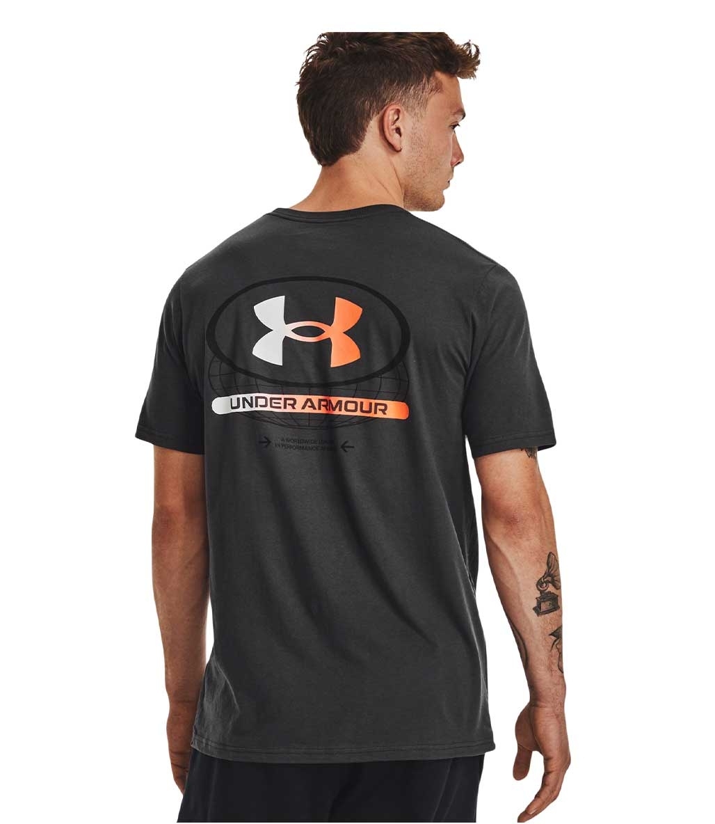 Under Armour Global Lockertag Kısa Kollu T-Shirt Gri