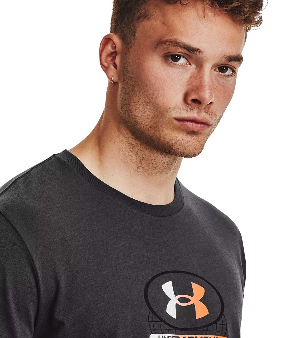 Under Armour Global Lockertag Kısa Kollu T-Shirt Gri